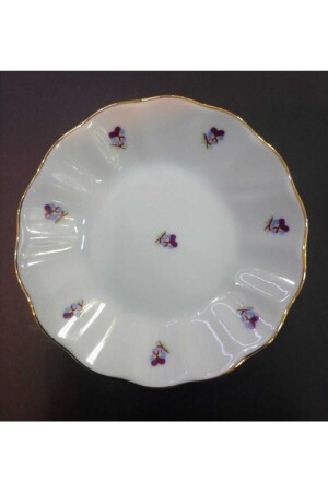 MNZ-6 قطعة لوحة الشاي زهرة بنفش - Porland