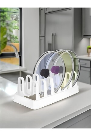 MNZ-6 قنينة قدرة الغطاء - منظمة الغطاء - قفزة الغطاء في خزانة المطبخ - Practials