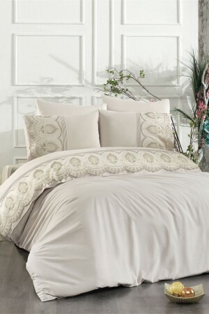 MNZ-6 قطعة فرنسية من رقعة الحزام المزدوجة غطاء غطاء SRBNHMDAN1YRN - Minelya Home Collection