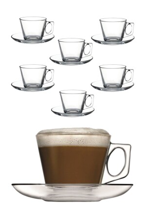 MNZ-6 قطع فخمة كوب القهوة Vela كوب الشاي مجموعة 195cc أسأل-pb97302 TYC00061660643 - Genel Markalar