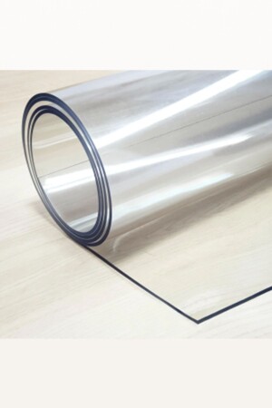 MNZ-60 X 80 سم غطاء طاولة شفاف و واقي طاولة 1.3 مم - Meya Dekor