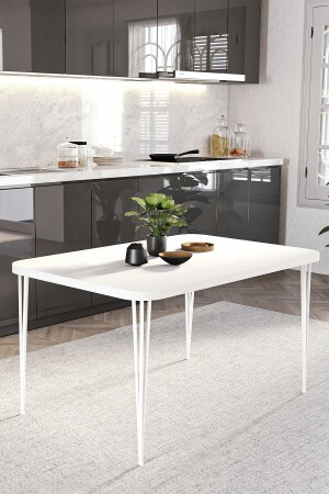 MNZ-60×120 طاولة قدم معدنية - طاولة مطبخ - طاولة دراسة - طاولة كمبيوتر 