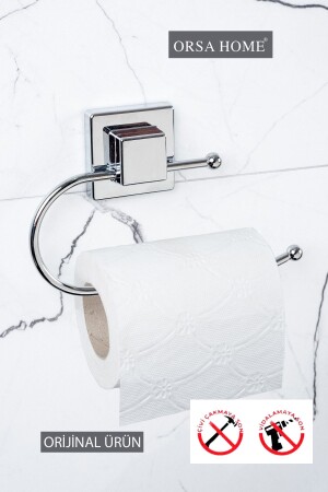 MNZ-603 مربع الملصق ورق حامل كروم - Orsa Home