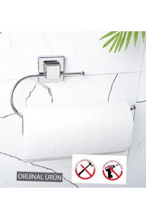 MNZ-604 مربع ملصق ورقية حامل المطبخ الكروم - Orsa Home