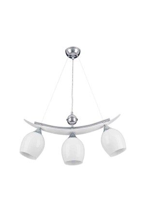 MNZ-6060-3 ثلاثي الكلاسيكية القضية البيضاء الشنابل 6060-3WHT - Sedef Avize