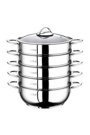 MNZ-6090c 6 قطع من الفولاذ المقاوم للصدأ 24 × 9 سم ريفيولي بوت 152. 6090C-24 - OMS PASLANMAZ