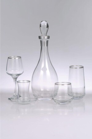 MNZ-61 قطع المياه الذهبية الفضية مجموعة المياه المزروعة مجموعة للـ 12 شخص زجاج-1 - CAM