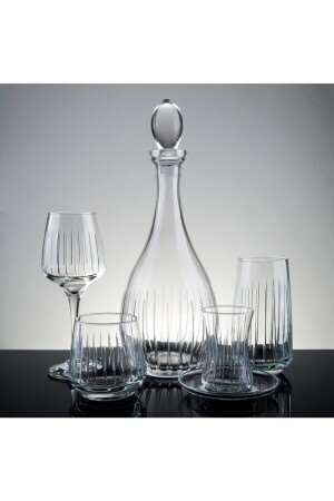 MNZ-61 قطع مزينة يدويًا مجموعة ماء القطع لـ 12 شخصًا تاريخ الباروك البري - Barok