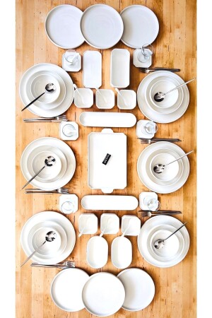 MNZ-61 قطعة عصرية وسهلة العشاء والفطور مجموعة 6 أشخاص 0TR4196 - CASA DE BELLA