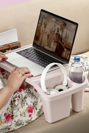 MNZ-6122 طاولة حفلة الحلوى - حاسوب ليلك و طاولة دراسة 15218 - Bayev