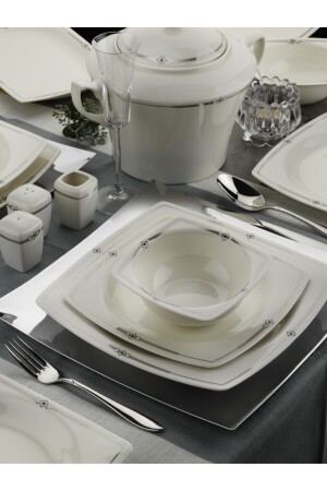 MNZ-62 قطعة بونامور عشاء مجموعة 10605 BNMR62YT1060520 - Kütahya Porselen