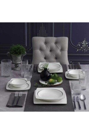 MNZ-62 قطعة عشاء مجموعة Gbscr62kyt226 - Güral Porselen