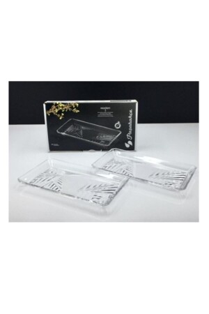 MNZ-68153 ماديين طقم حلوى 2 قطعة 21 5 سم Fma07804 P17659S1806 - Paşabahçe