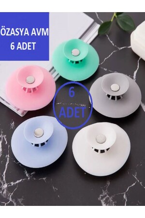 MNZ-6PCS غطاء ومحوض وقفة سدّة المطبخ حمام التصرف غطاء وقفة غطاء سدّة سدّة - Trendyıldızı