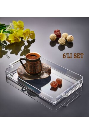 سلة عرض من الاكريليك MNZ-6-Piece مع الملاهي سلة تزيينية AS-6KT - ASlife Home