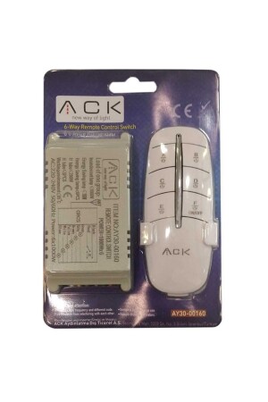 MNZ-6-Piece Chandelier Remote Control Ay30-00160 AY30-00160 - Ack