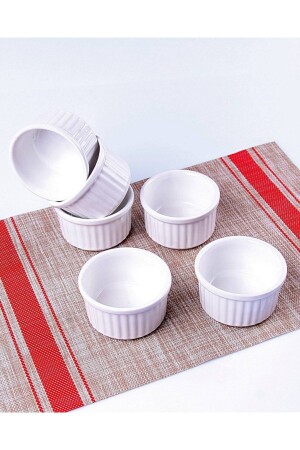 MNZ-6-Piece لون أبيض صوفلي فول حاوية - Cooker