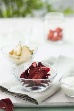 MNZ-6-Piece Glass Jam و Snack Bowl Fma01654 - Lav