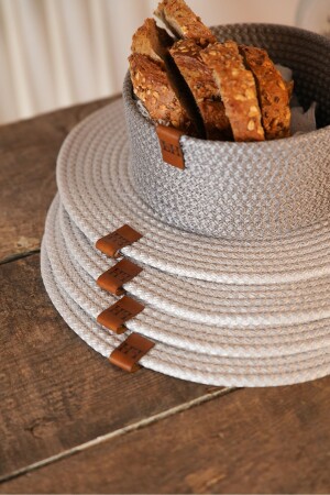 MNZ-6-Piece Placemat و سلة الخبز - Nays Home