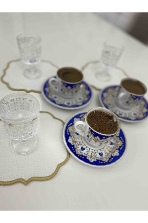 MNZ-6-Piece Plain Cocktail Napkins صفراء - Galata İstanbul