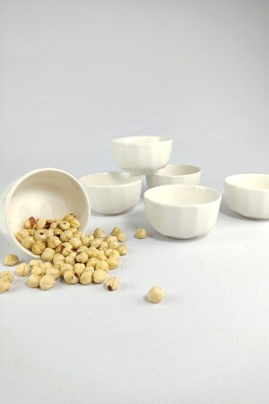 MNZ-6-Piece Porcelain Snack Bowl Set 10 سم - Ckr4101 C320. 025 1239347. 0004 - Digithome