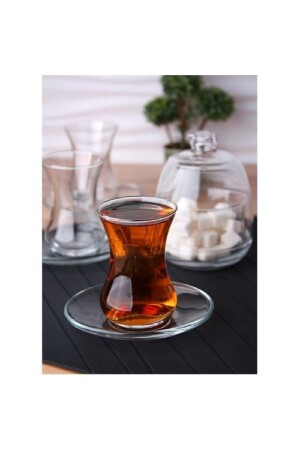 MNZ-6-Piece Virgo Tea Set مع كأس السكر هدية GB-S1 - Lav