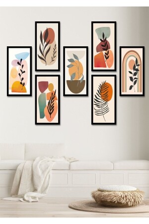 MNZ-7 قطعة بوهيمية ورق ديكور الجدار - طلاء مجموعة غرفة المعيشة غرفة النوم المطبخ مكتب المدخل NT0X00263 - NT Handmade