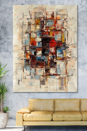 MNZ-70x100 ألوان رسم القماش الفني السيرريالي HDKV081398w - Hediyeler Kapında