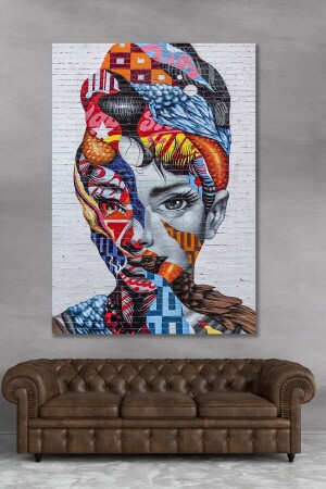 MNZ-70x100 ديكوراتية ملونة لوح جدار الطلاء OD1131201 - Hediyeler Kapında