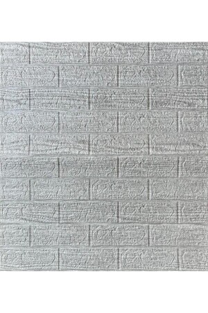 MNZ-70x38cm 1 قطعة مشطرة البلاط الرمادي الملصق مع مؤيدة للكوالب المرنة المميزة - Renkli Duvarlar