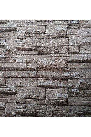 MNZ-70x38cm ملصق 3D قطعة التلفزيون البريك خلفية ورق خلفية لوحة NW116 - Renkli Duvarlar