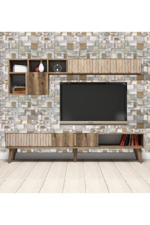 MNZ-70x70cm 1 قطعة 3d اللاصقة الذاتية الرمادية البني مكعب نمط ورق جدار للكشافة Nw130 - Renkli Duvarlar