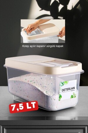 صندوق تخزين متعدد الأغلبية من MNZ-7.5 Lt مع غطاء سريع التزحلق NDY-AY-00764TD - Nandy Home