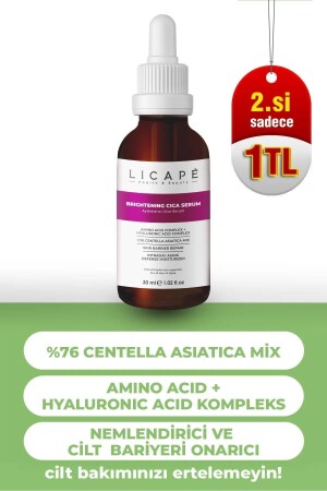 MNZ-76% Centella Asiatica مضخة لسيكا سيروم 30ml ليكاب21 - Licape