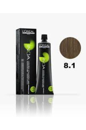 MNZ-8: رقم 1 لون شعر الرماد البسيط 60 مل (من دون أكسيدات) - İNOA