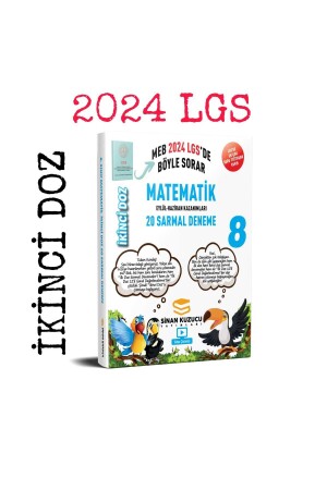 MNZ-8 - الطبقة الثانية جرعة طائر اختبارات فرع الرياضيات ( 2024 LGS) - Sinan Kuzucu Yayinlari