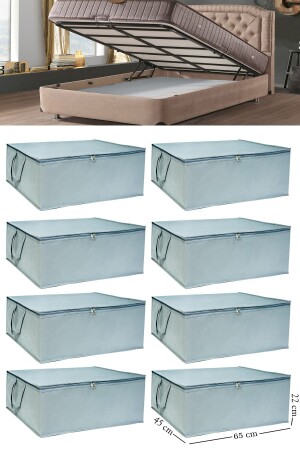 MNZ-8 قطع - أريكة سرير الأريكة نوع مخزن مخزن حقيبة تخزين تحت القاعدة 65 × 45 × 22 سم - Ekici Home Textile