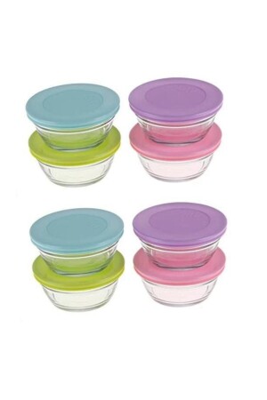 حاوية تخزين MNZ-8 لتر - حاوية تخزين زجاجية مع غطاء Mst243 lvmst243-1 - Lav