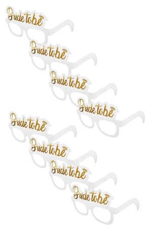 MNZ-8 قطع عروس نظارات مفهوم العروس الذهب عروس أن تكون مكتوبة بيضاء العروسية العروسية - Patladı Gitti