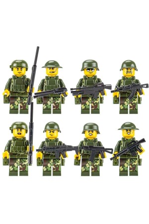 (MNZ-8 Piece Soldier Set Lego Compatible نفس الصورة 66)! - marimari