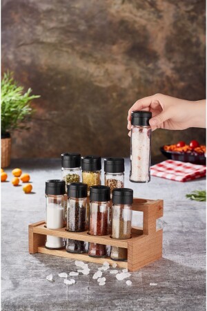 MNZ-8 قطعة علبة العطور مع منصة خشبية، علبة العطور بيرري - woodsy