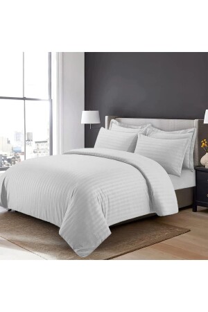 MNZ-83 خيط مشاطرة واحد طراز فندق ساتين غطاء غطاء 160x220 سم TFX20-2004 - TFEX