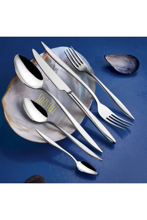 MNZ-84 قطعة كيمري ملعقة قناع سكين مجموعة كيمري SADE84 - SÖZSTEEL