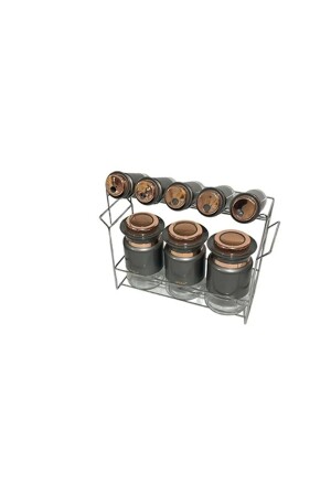 MNZ-8-Piece Spice Set غراي د. سي. en-3759 LVN-19538 - Rossel Premium