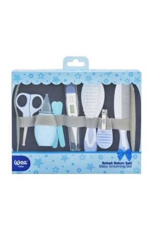 MNZ-9 قطعة مجموعة رعاية الأطفال - أزرق 192 - Wee Baby