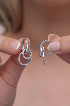 MNZ-925 سبرلينغ فولاذي 12 مم Eternity Double Hoop أذن - Nereze