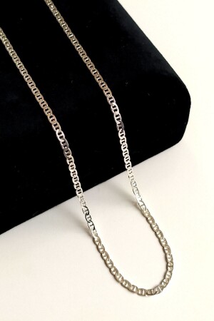 MNZ-925 سلسلة شريط الفضة النقدية 2 مم 60 سم PRY-GMS-0190 - Piraye Silver