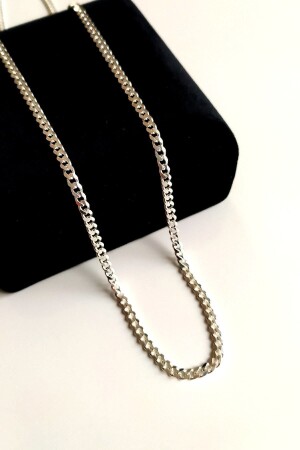 MNZ-925 سلسلة الغذاء الفضية الفضائية 3 مم 60 سم PRY-GMS-0194 - Piraye Silver