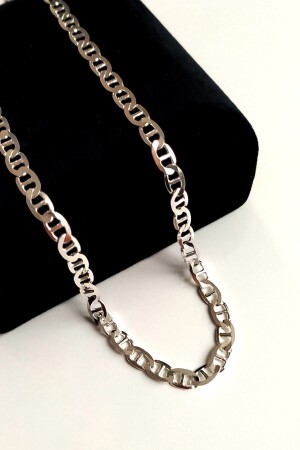 MNZ-925 سبرينغ الفضة سلسلة الحزام 5 مم 60 سم PRY-GMS-0192 - Piraye Silver