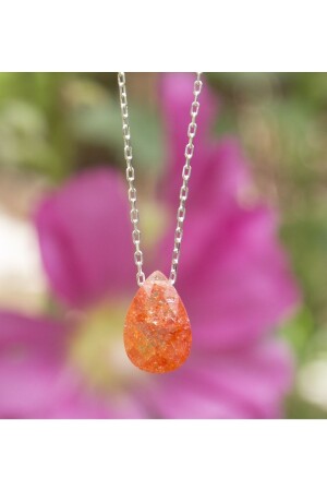 MNZ-925 سبرينغ فليبر نارنج قطرة ثلجية زيركون حجر العنق ADLSLVR-987 - Adal Silver
